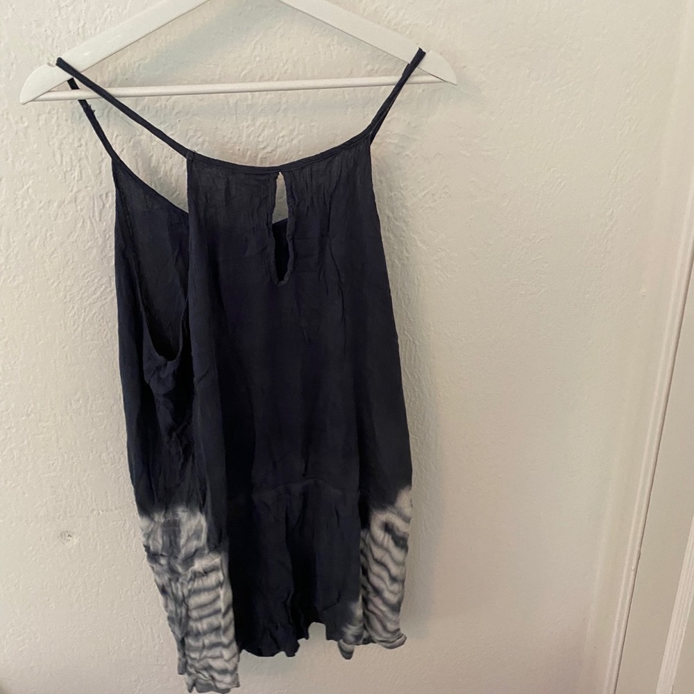 Tie dye boho lucky brand romper swim coverup - Picture 4 of 5